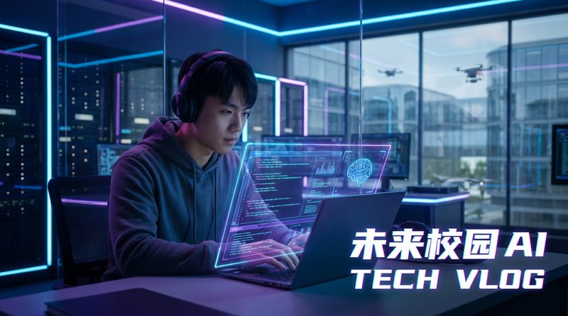 黑丝·未来校园AI科技视频
